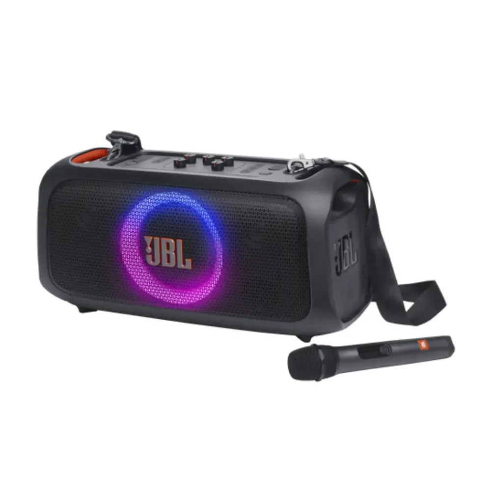 Parlante JBL PartyBox On-the-Go Essential con micrófono