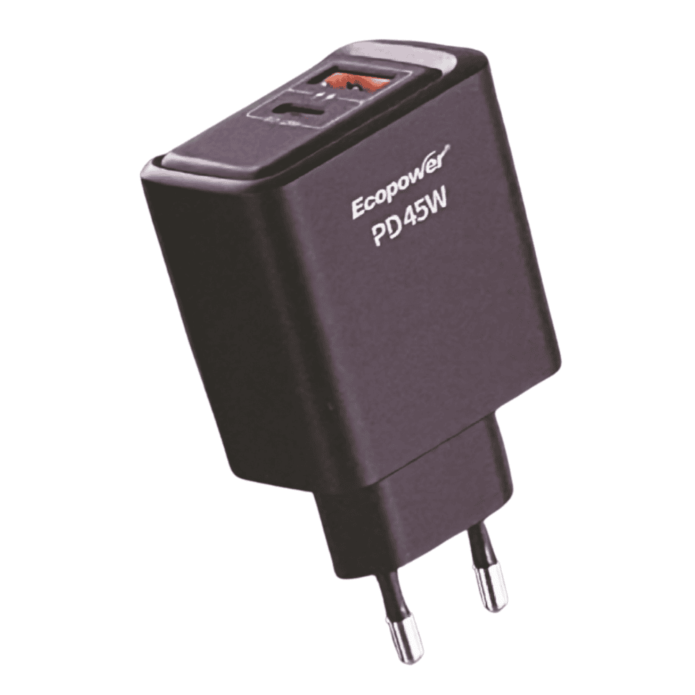 Cargador Ecopower 100W 3 puertos 1 USB-A / 2 USB-C EP-7073