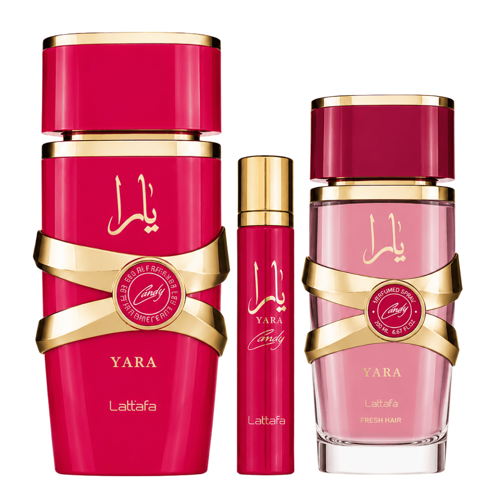Set Lattafa Fragance Gift Yara Candy – 3 Unidades