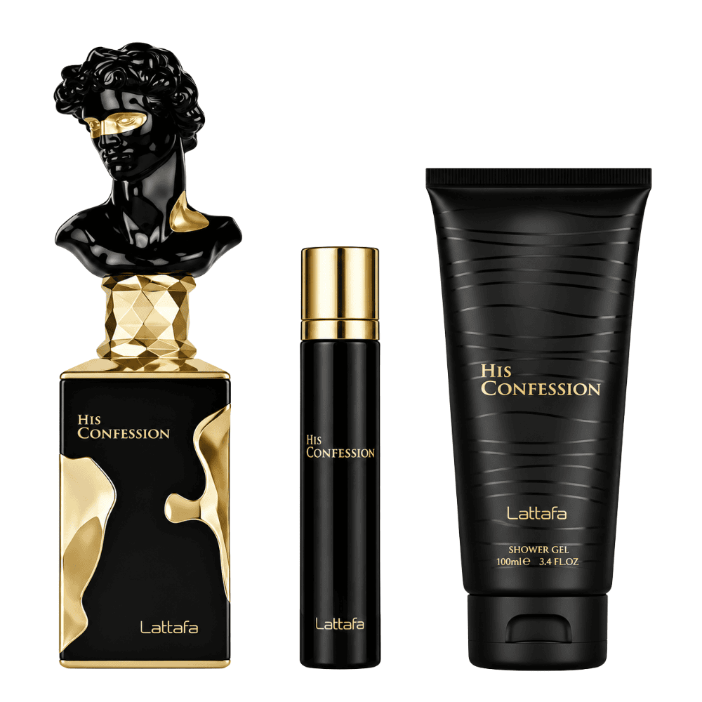 Set Lattafa Gift His Confession Eau de Parfum - 3 Unidades