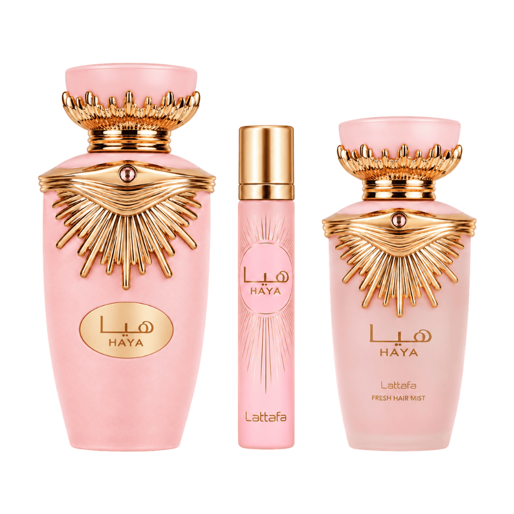 Set Lattafa Gift Haya Eau de Parfum - 3 Unidades