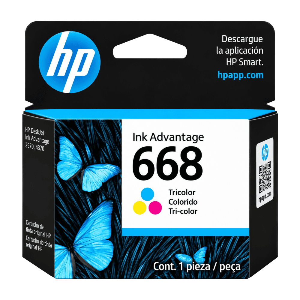 Cartucho HP 668 3ML - Tricolor 