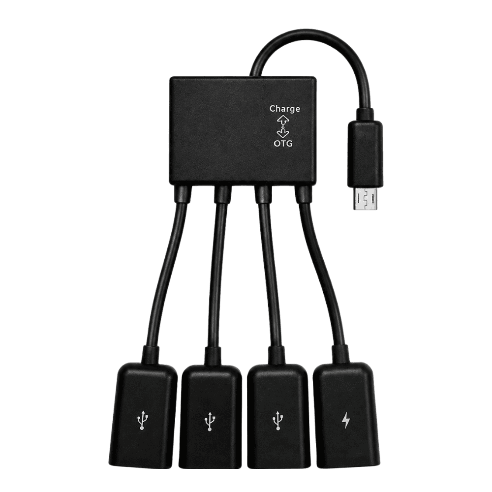Micro USB OTG Charge Hub