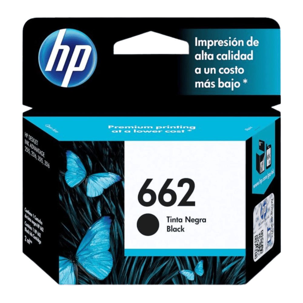 Cartucho De Tinta HP 662 CZ103AL - Negro