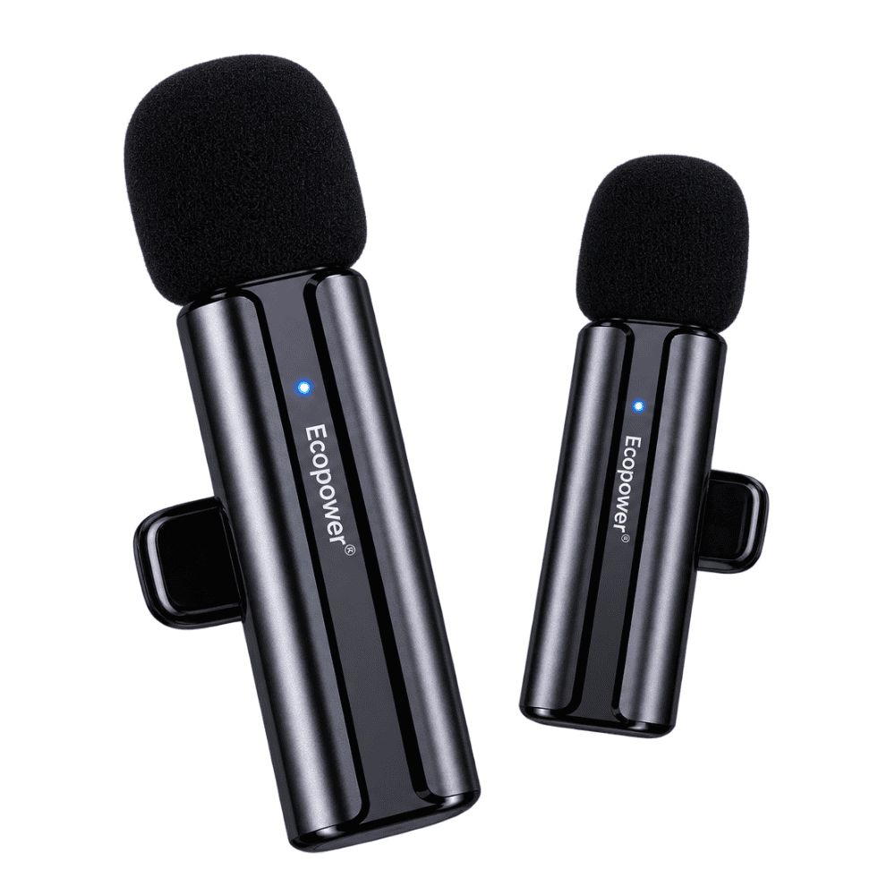 Micrófono Inalámbrico Ecopower EP-M099 Para Móvil Tipo C - Negro