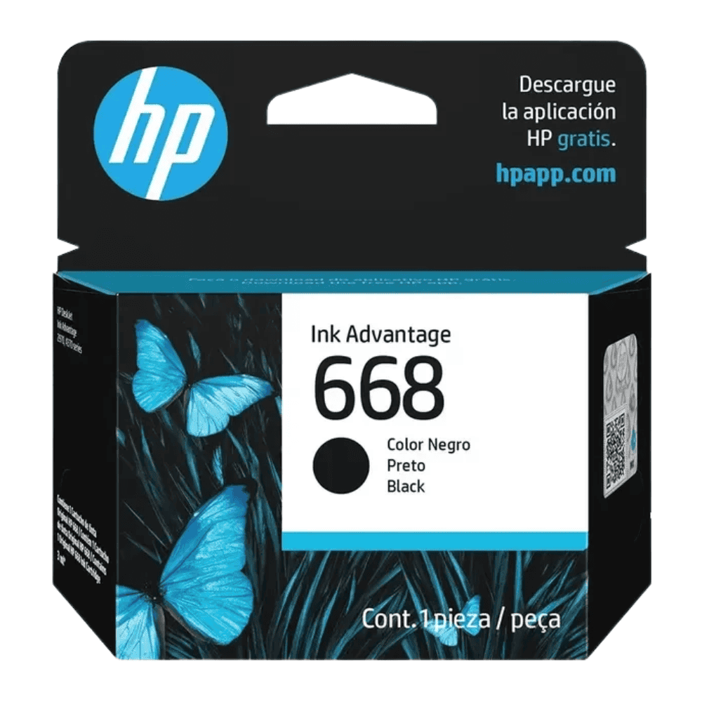  Cartucho HP 668  3ML - Negro